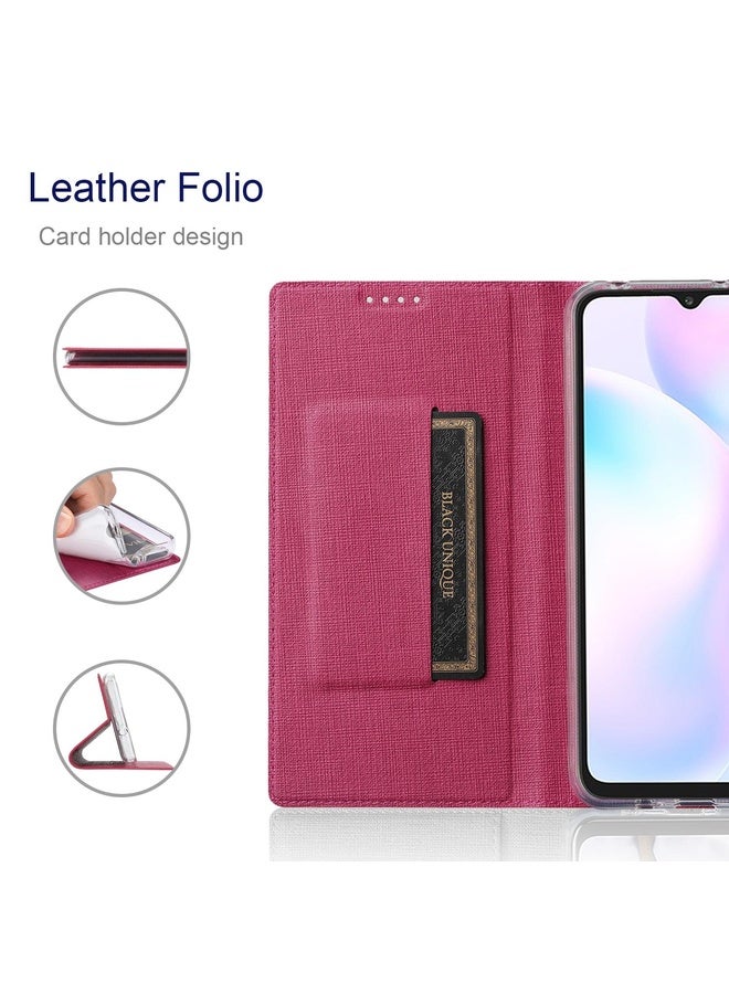 Case Cover For Asus ROG Phone 3 ZS661KS ViLi DMX Series Shockproof TPU + PU Leather Magnetic Attraction Horizontal Flip Case with Card Slot & Holder(Rose Red)