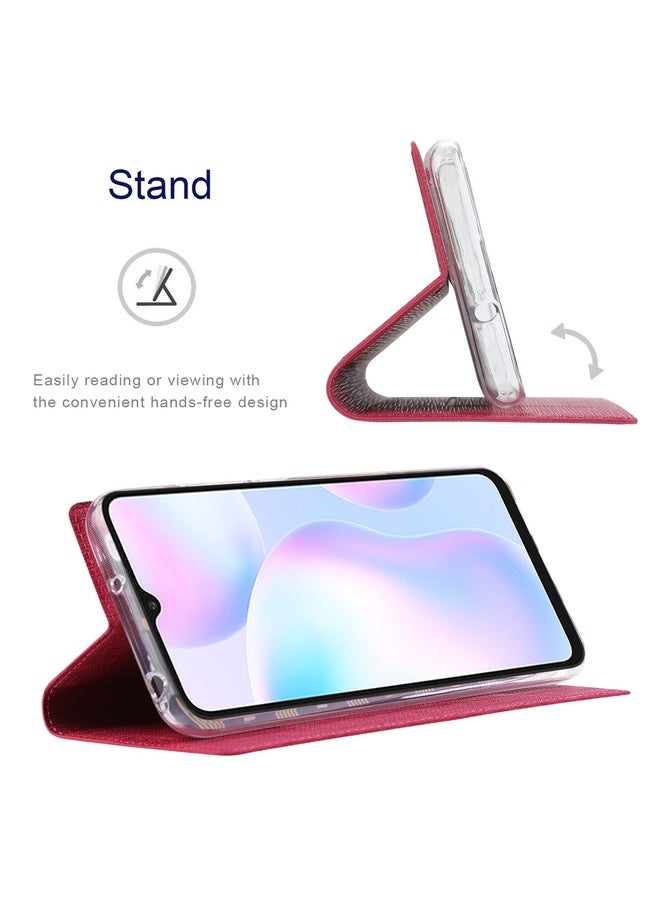 Case Cover For Asus ROG Phone 3 ZS661KS ViLi DMX Series Shockproof TPU + PU Leather Magnetic Attraction Horizontal Flip Case with Card Slot & Holder(Rose Red)