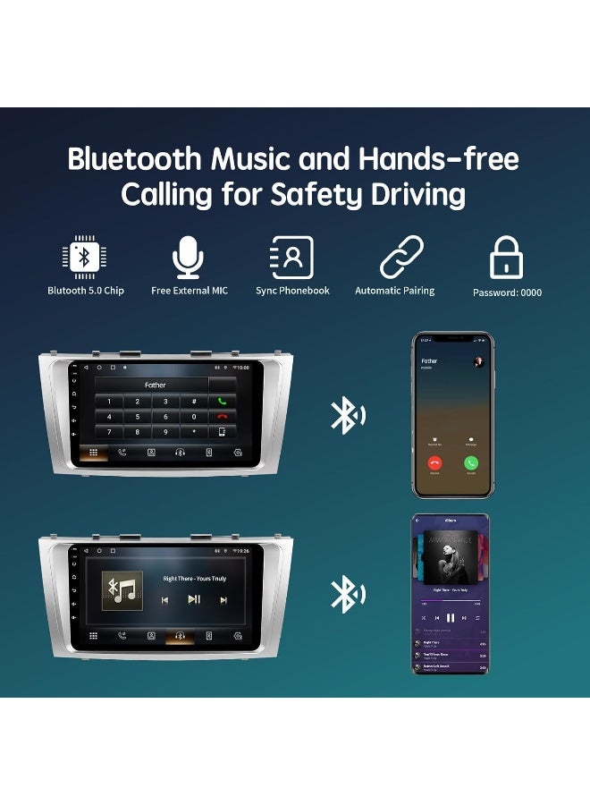 Vierex 9 Inch Head Unit Car Stereo with HD Touch Screen, Wireless CarPlay, Android Auto, GPS, WiFi, Camera, Bluetooth Fast Interface - Image 4