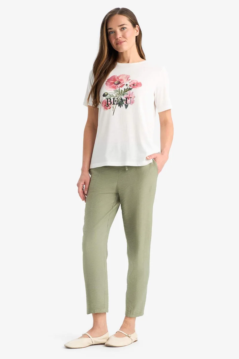 ديفاكتو jogger Regular Hem Trousers