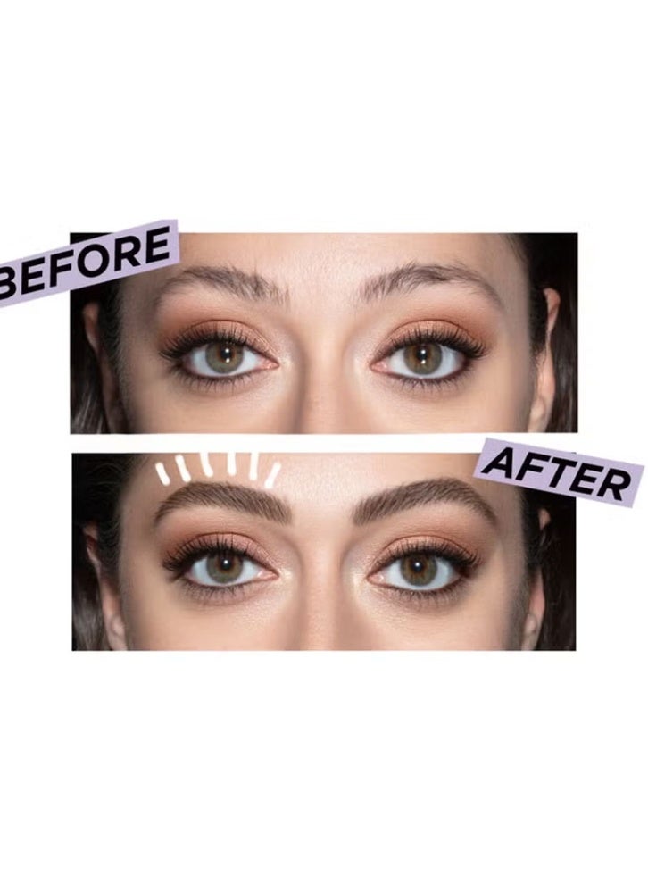 فانيتي قلم تحديد الحواجب بحركة واحدة، بني - Image 4
