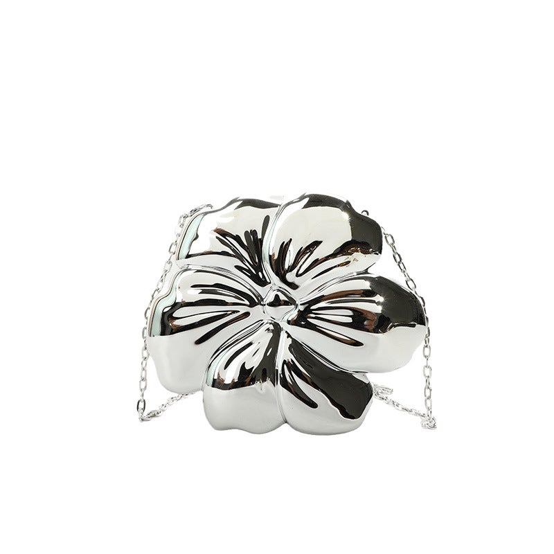 Fashion Acrylic Flower Crossbody Bag - Image 5