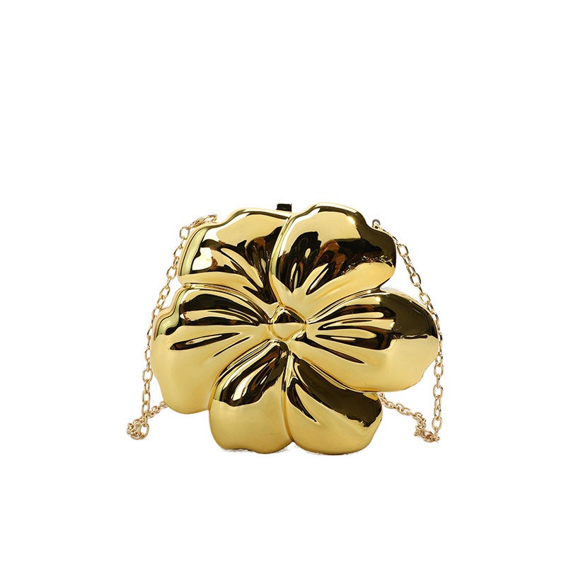 Fashion Acrylic Flower Crossbody Bag - Image 1
