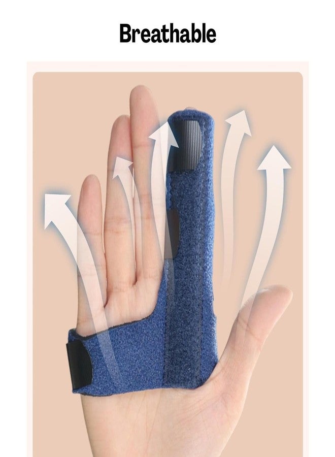 Homeaura 2pcs Finger Splint for Index, Middle & Ring Finger | Adjustable Support | Comfortable Fit | Injury Recovery | Pain Relief | Sprain & Fracture Protection - Image 5