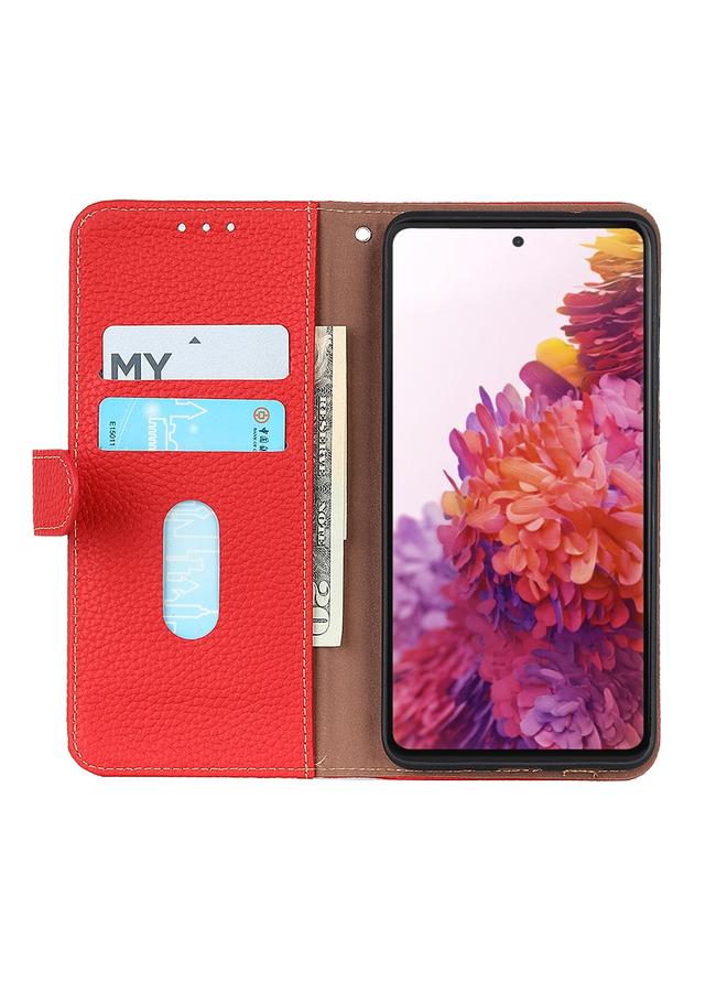 اس-توب جراب لهاتف Nokia X30 5G KHAZNEH Litchi مصنوع من الجلد الأصلي - Image 4