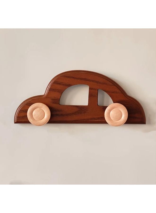 Vintage Wooden Car Door Hook Classic Model Easy Install Wall Hanger for Bags Keys Towels - Image 1