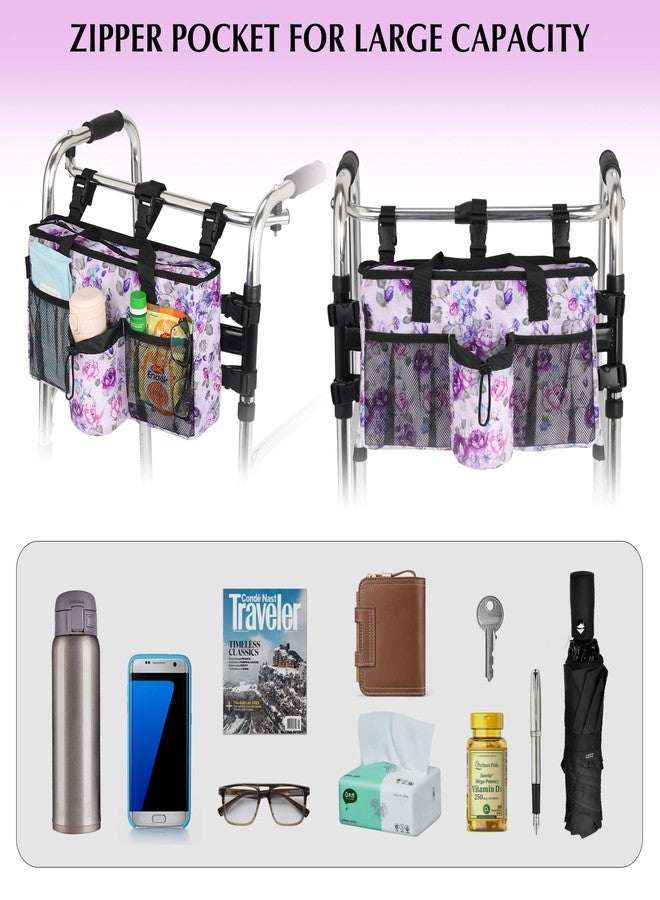 CLEKEGBAG Compact Walker Bag with Pockets, Adjustable Strap, Easy Access Walker Storage Solution - Image 4