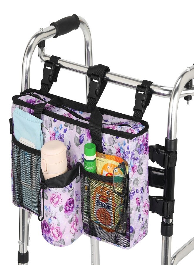 CLEKEGBAG Compact Walker Bag with Pockets, Adjustable Strap, Easy Access Walker Storage Solution - Image 1