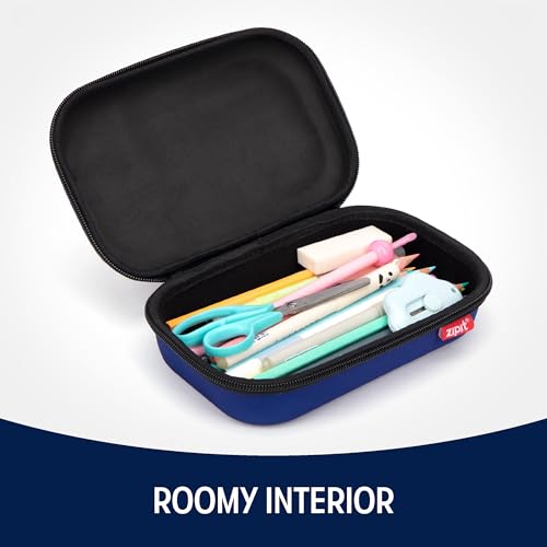 Zipit حافظة أقلام ZIPIT ثلاثية الأبعاد للأولاد، صندوق أقلام لينتيكولار للمدرسة، صندوق منظم للمكتب بسعة كبيرة، كرة سلة - Image 3