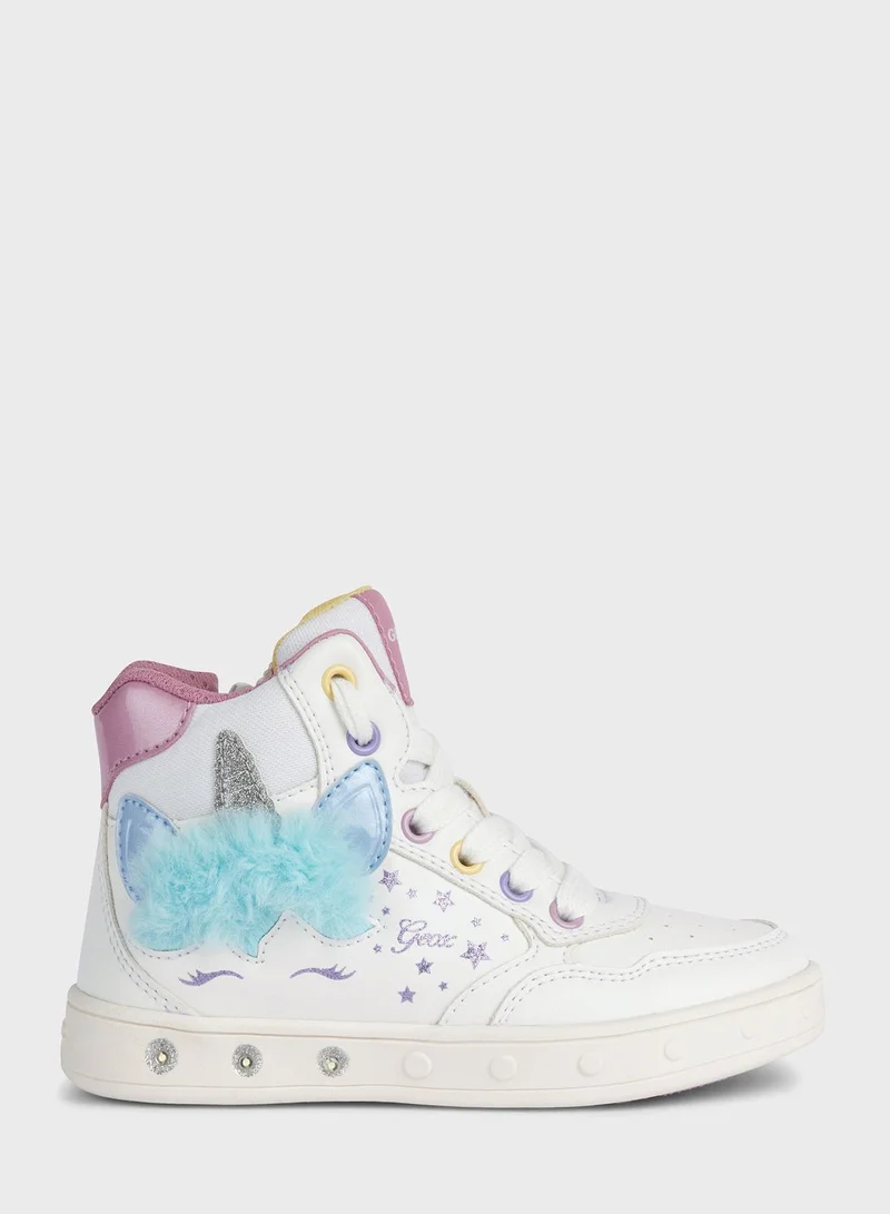 GEOX Infant Graphic Print High Top Sneakers