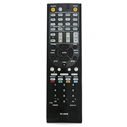 Beyution New RC-898M RC898M Remote Control Compatible with Onkyo AV Receiver TX-NR545 TX-NR646 TX-NR747 TXNR545 TXNR646 TXNR747 - Image 4