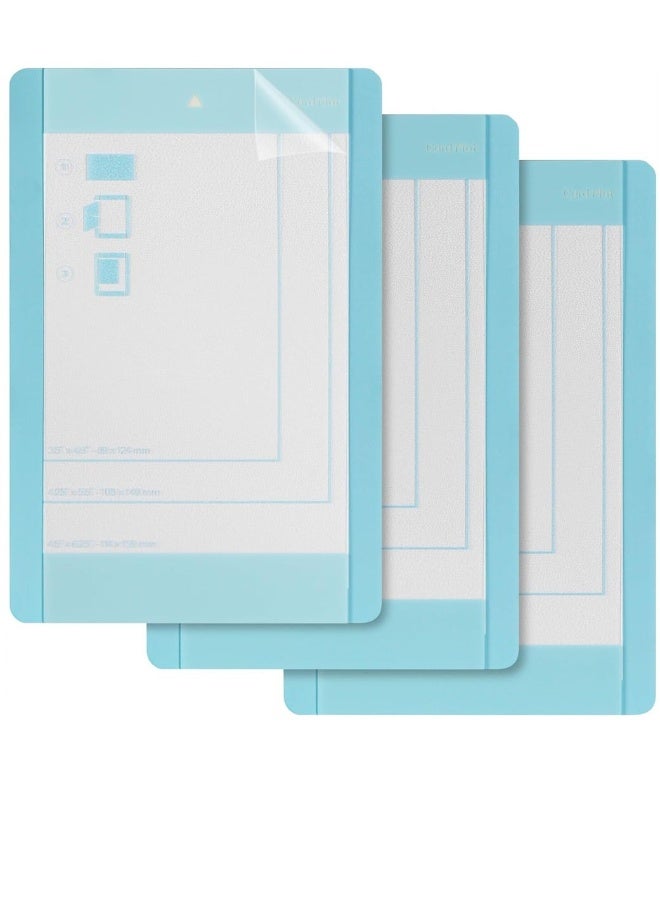 Card Mat for Cricut Joy 3 Pack Non-Slip Craft Mat 4.5 x 6.25 inch Reusable Card Mat with Clear Protective Film Adhesive Card Mats Replacement Accessories for Cricut Joy - Image 1