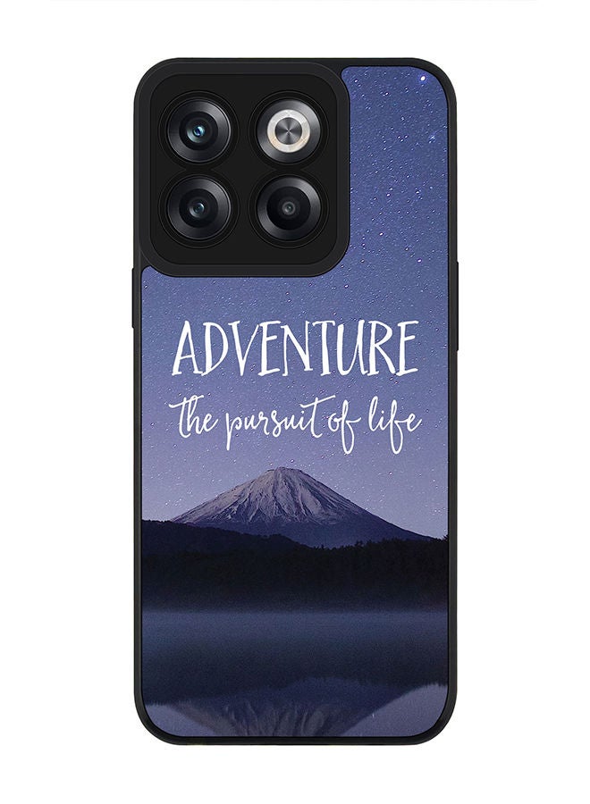Stylizedd Rugged Black edge case for OnePlus Ace Pro Slim fit Soft Case Flexible Rubber Edges Anti Drop TPU Gel Thin Cover - Adventure - Image 1