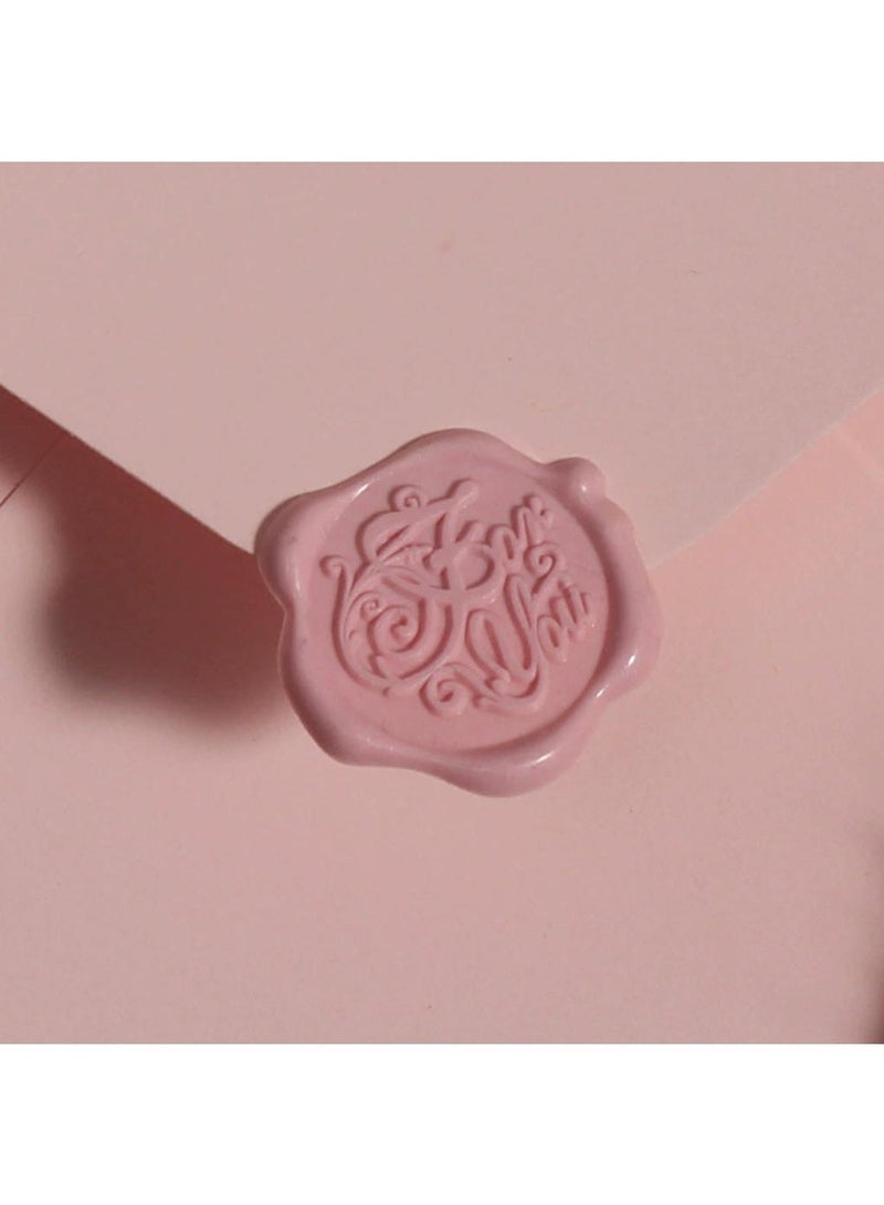 NIIMBOT 10 Pcs Pink Envelope Set, Stationery Kit with Romantic Wax Seal, Simple Style Love Letter Supplies for Wedding Invitation, Anniversary, Gift Giving, DIY Craft - Image 5