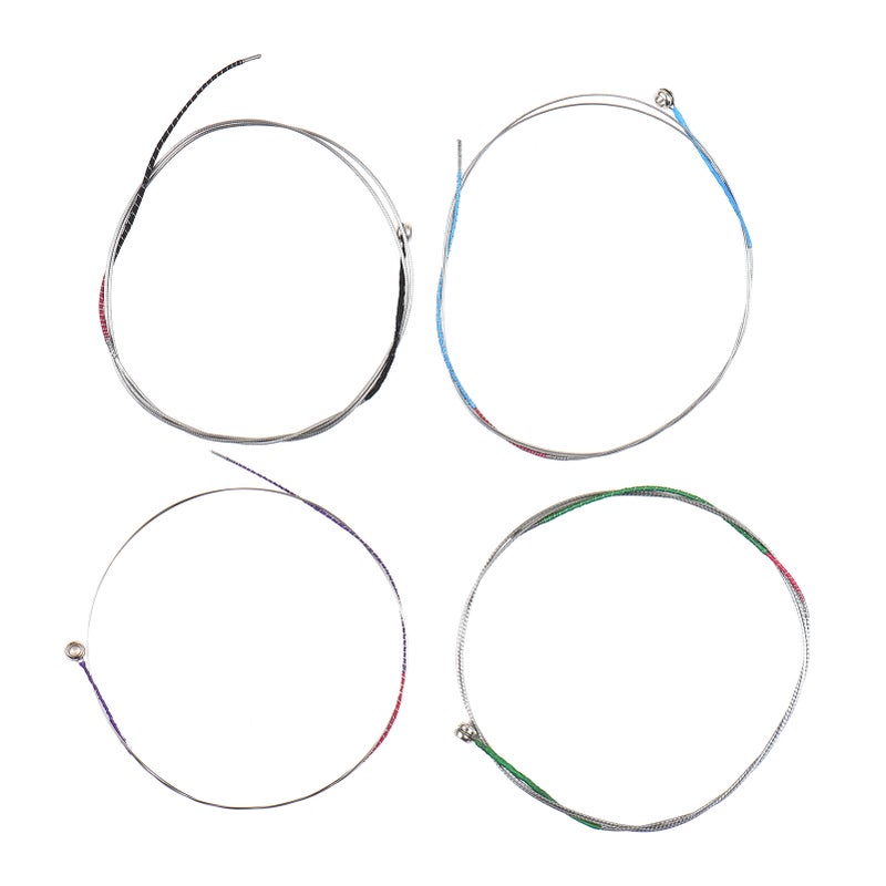 PCS Violin Strings for 3/4-4/4 Violins Aluminium Alloy Wound Universal Full Set (GDAE) Fiddle String - Image 1