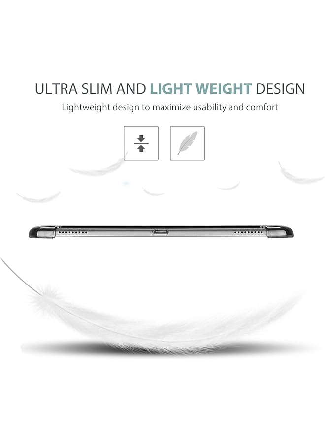 Procases Galaxy Tab A 10.1 Case 2019 Model T510 T515 T517 Slim Lightweight Stand Case Shell Cover For 10.1 Inch Galaxy Tab A Tablet Sm-T510 Sm-T515 Sm-T517 2019 Release -Black - Image 5