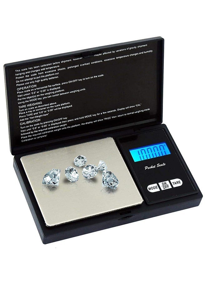 200g X 0.01g Lcd Digital Pocket Scale Jewelry Gold Gram Precision Weight Scale, Food Scale, Kitchen Scale - Image 1