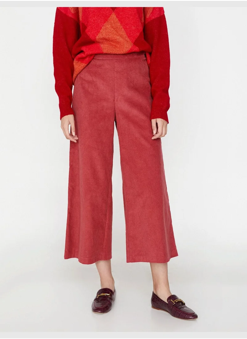 KOTON Relaxed Fit Trousers