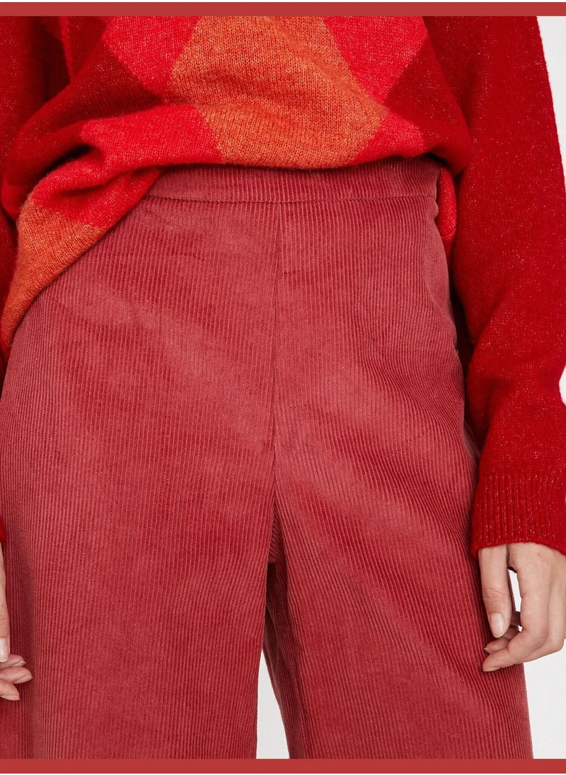 KOTON Relaxed Fit Trousers