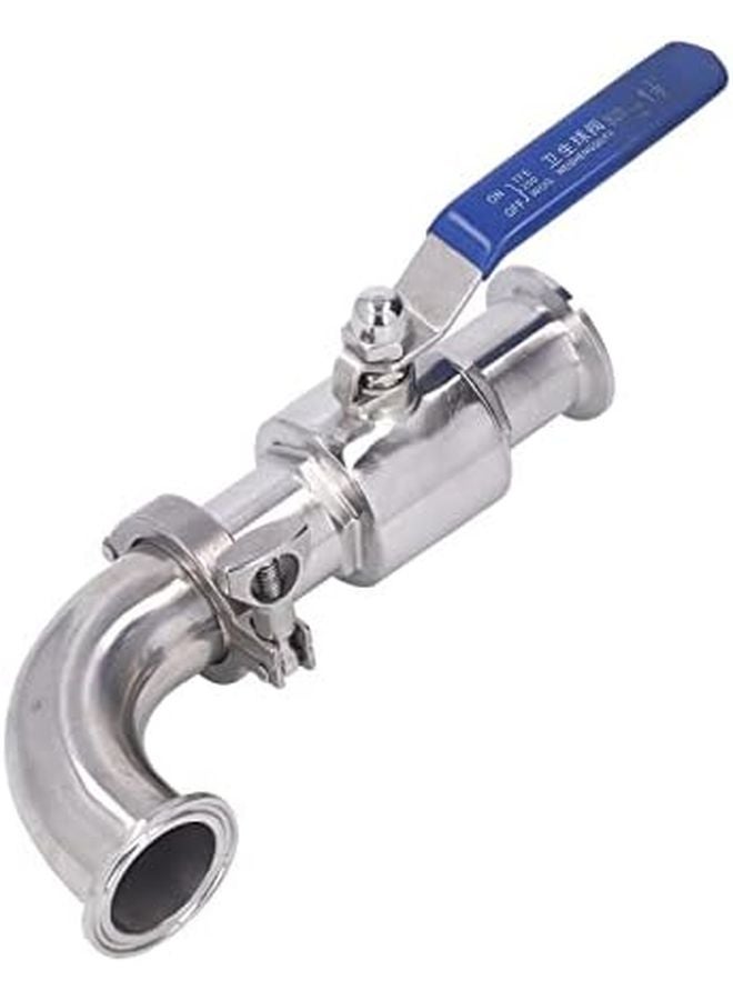 51mm 2in Pipe OD Stainless Steel Clamp Ball Valve With Handle For Flow Control - Image 4
