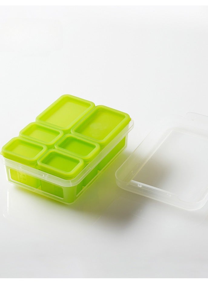 430ml green detachable baby silicone food complementary box - Image 3