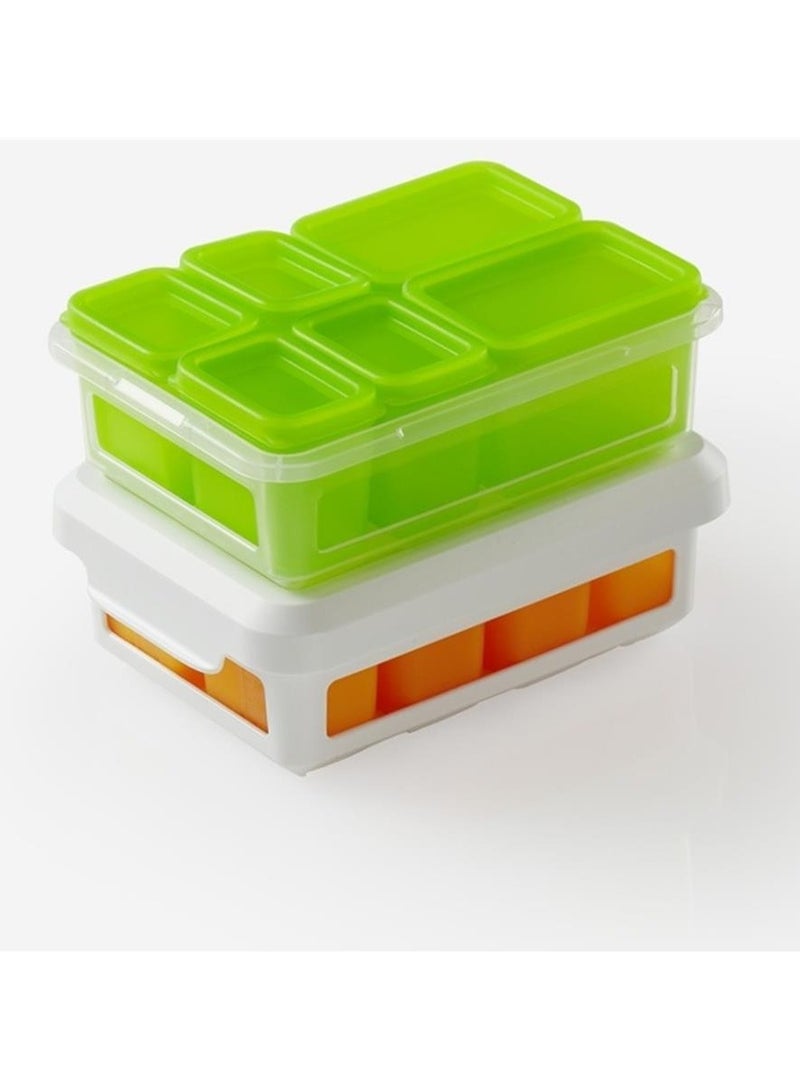 430ml green detachable baby silicone food complementary box - Image 1