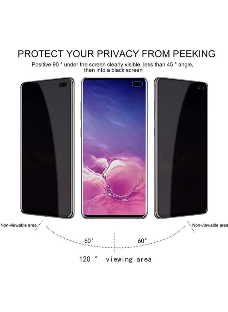 ELTRAZONE (2 Pack)Privacy Screen protector compatible with Samsung Galaxy S10+ Screen Protector Tempered Glass [Anti-Glare][HD Full Coverage][Easy Installation][Scratch Resistant][9H Hardness]  - Image 3