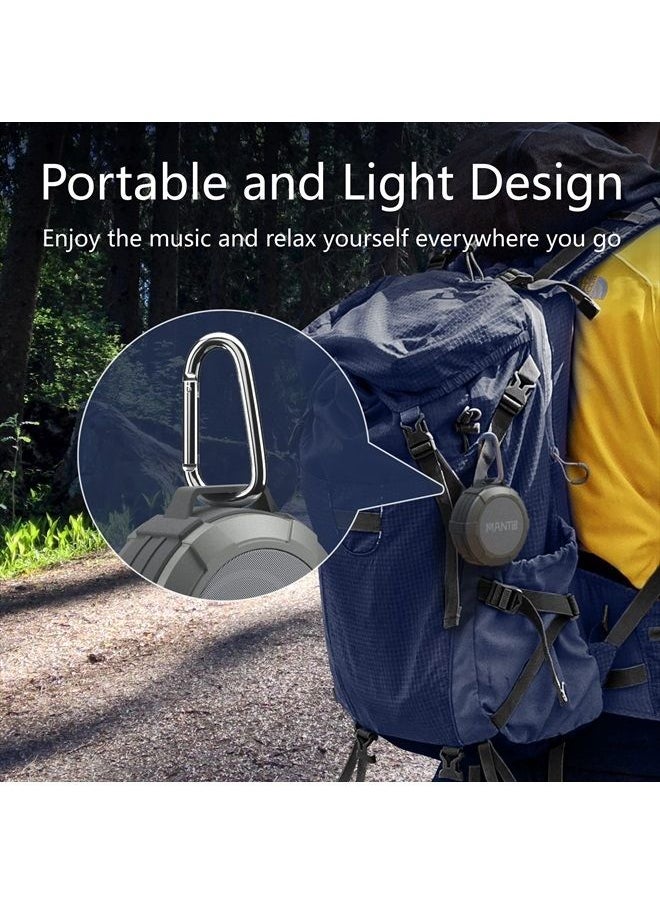 MANTO - Bluetooth Speaker, Cuckoo Portable Bluetooth Shower Speaker, IPX5 Waterproof Wireless Speaker, Stereo Sound, Support SD Card for Home, Party, Travel, Outdoor Sports, Hiking, Camping, Cycling - Image 1