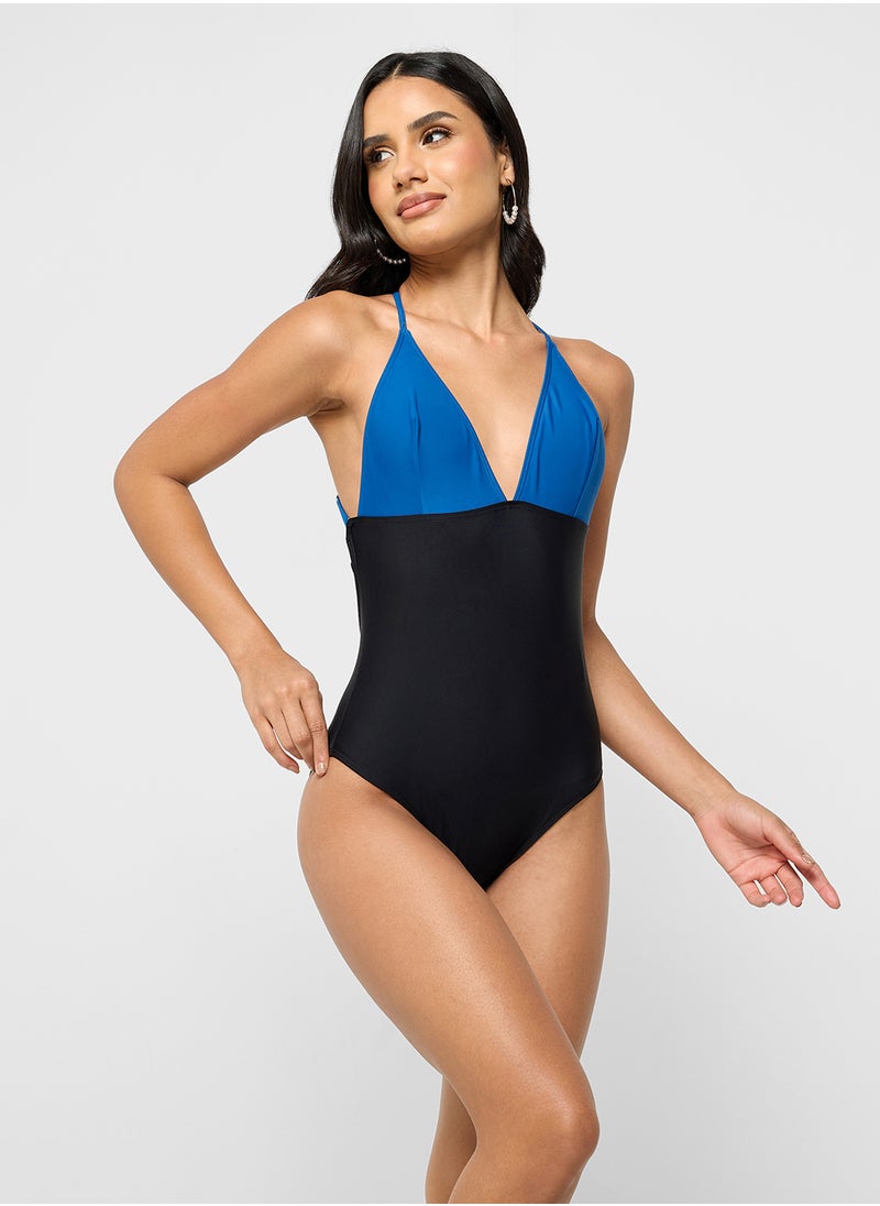 ELLA Two Toned Swimsuit  - Image 1