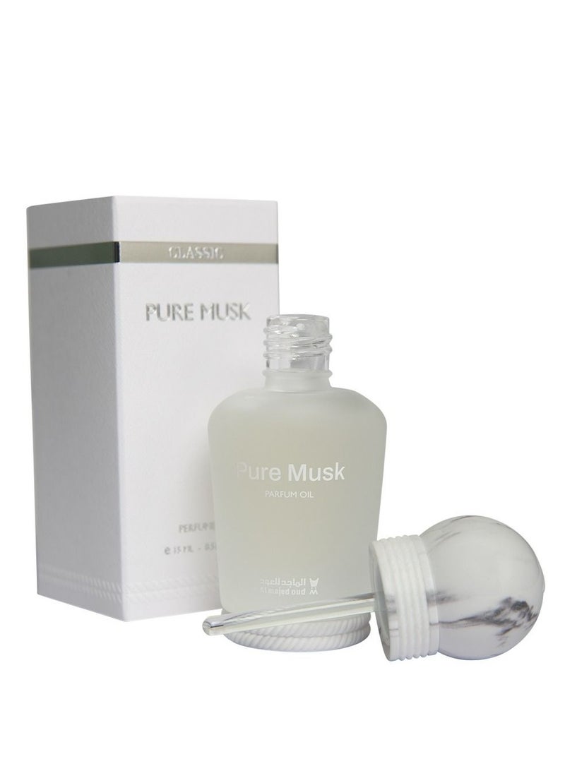 الماجد للعود زيت بيور مسك  15 مل - Image 1