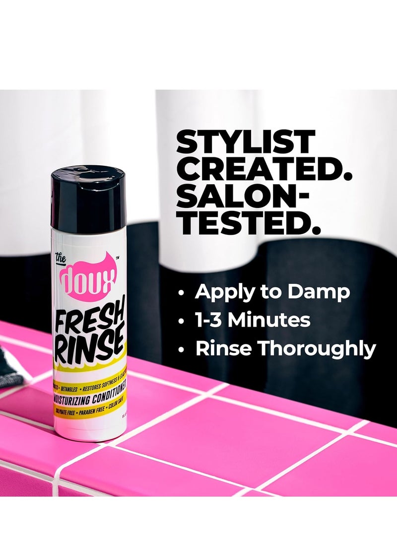 THE DOUX The Doux - FRESH RINSE Moisturizing Conditioner - Hydrating Hair Conditioner - Contains Shea Butter and Sea Silk - Sulfate-Free, Paraben-Free  - Image 2
