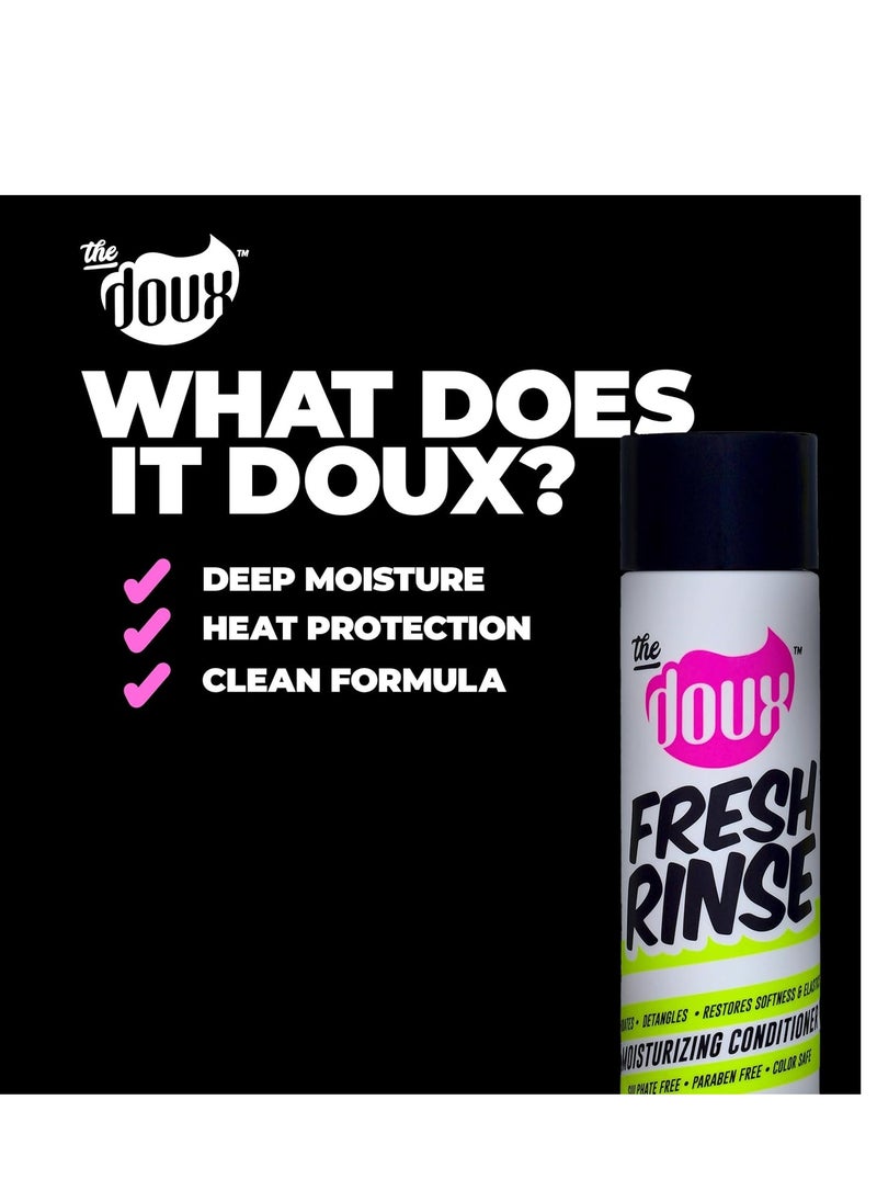 THE DOUX The Doux - FRESH RINSE Moisturizing Conditioner - Hydrating Hair Conditioner - Contains Shea Butter and Sea Silk - Sulfate-Free, Paraben-Free  - Image 4
