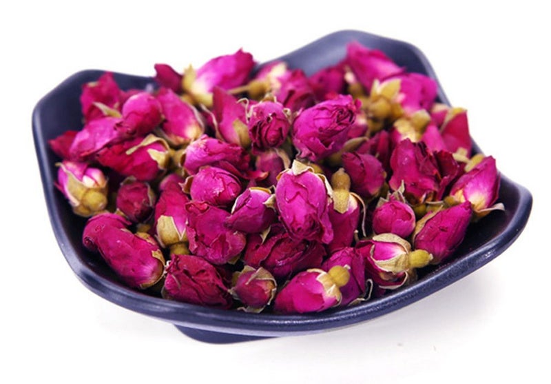 TooGet Fragrant Natural Red Rose Buds Rose Petals Organic Dried Flowers Wholesale, Culinary Food Grade - 8 OZ - Image 2
