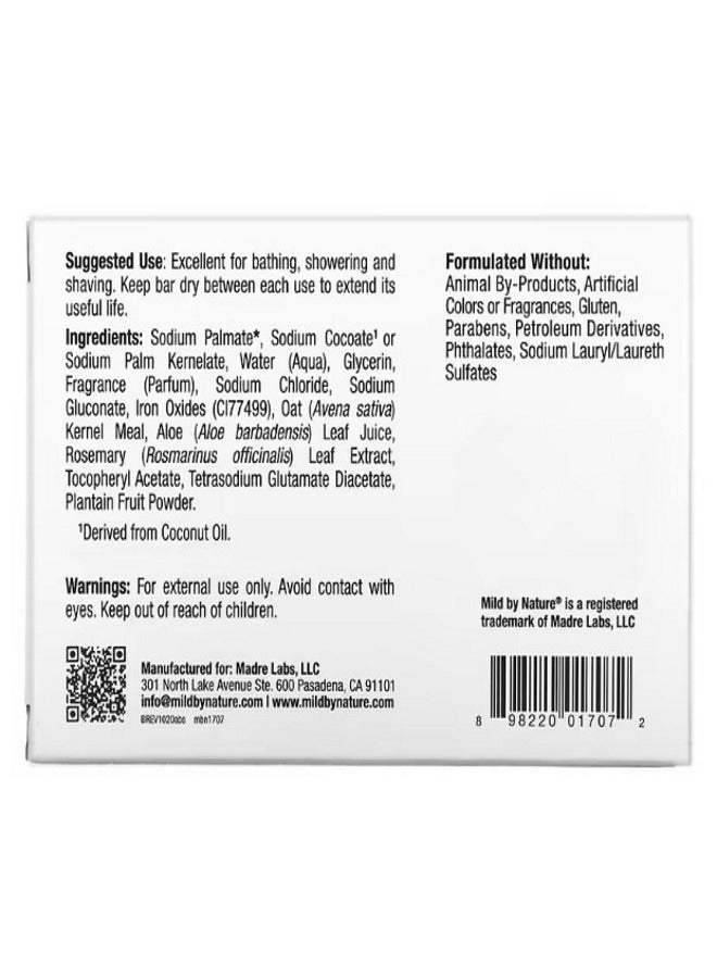 mild by Nature African Black Bar Soap With Oats  Plantains 5 oz 141 g - Image 2