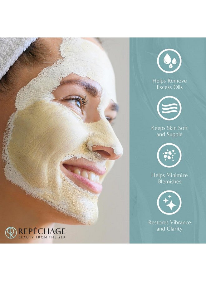 ريبيتشيدچ قناع ريبيشاج للوجه بطين البحر ينظف البشرة بعمق ويساعد على امتصاص الزيوت الزائدة، مما يقلل من لمعانها. قناع مثالي للوجه بخلاصة الأعشاب البحرية والألانتوين، يمنح البشرة شعورًا بالانتعاش، 120 مل. - Image 4