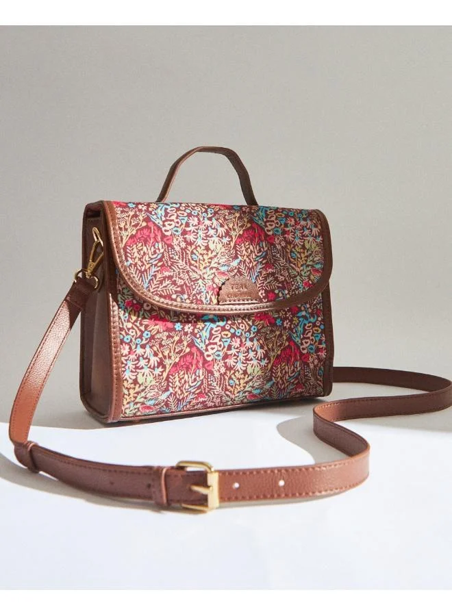 تشومباك حقيبة كروس بودي نسائية من تشومباك بلون الغابة الاستوائية - بني