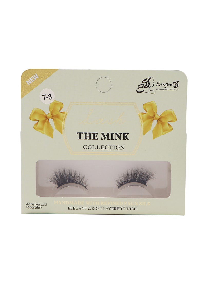 Everytime53 Everytime53 Women's The Mink Collection False Eyelashes - T3  - Image 1