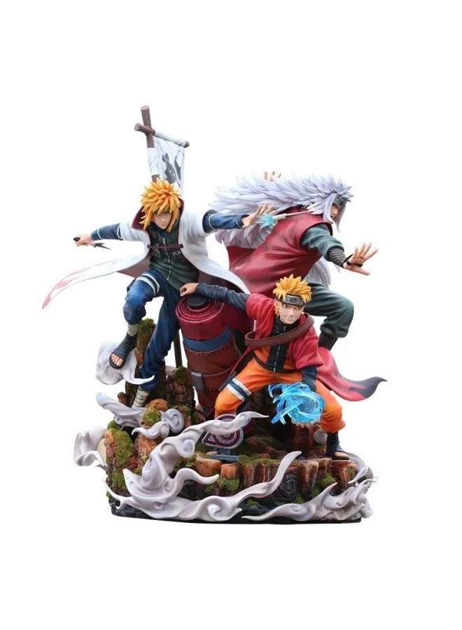 عام ناروتو الأغلال المصنوعة يدويا مصير اوزوماكي ناروتو جيرايامي فنغ شوي بوابة تمثال الديكور جمع ألعاب الديكور هدايا للعائلة والأصدقاء - Image 1