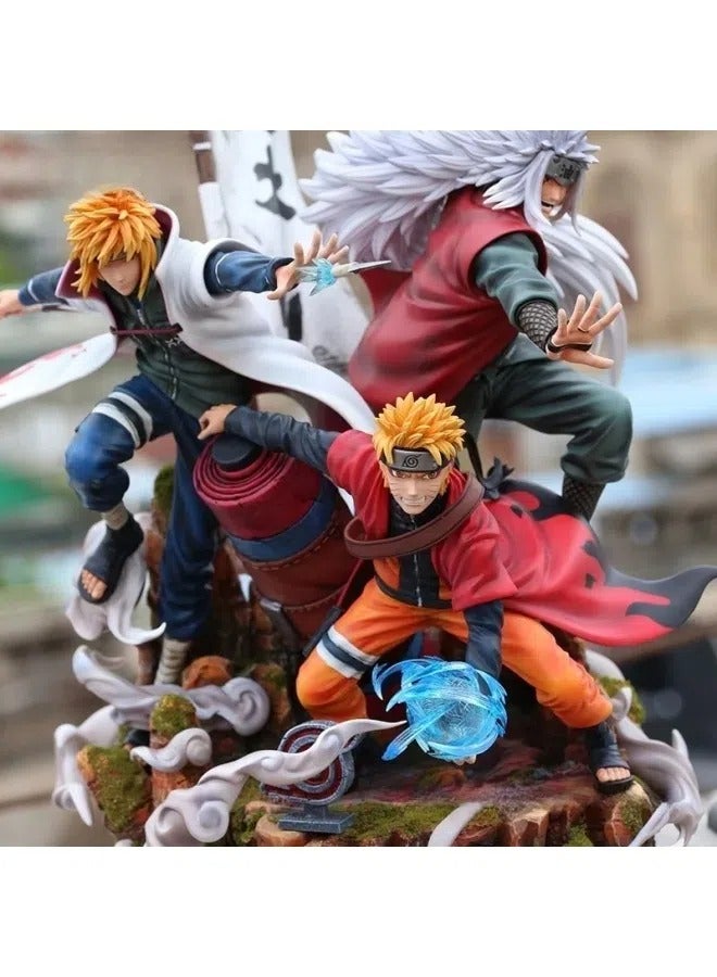 عام ناروتو الأغلال المصنوعة يدويا مصير اوزوماكي ناروتو جيرايامي فنغ شوي بوابة تمثال الديكور جمع ألعاب الديكور هدايا للعائلة والأصدقاء - Image 4