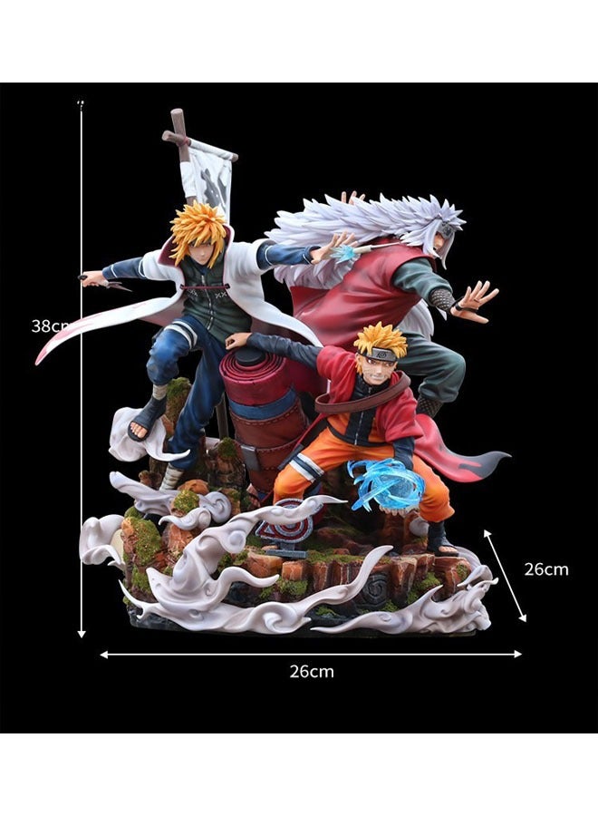 عام ناروتو الأغلال المصنوعة يدويا مصير اوزوماكي ناروتو جيرايامي فنغ شوي بوابة تمثال الديكور جمع ألعاب الديكور هدايا للعائلة والأصدقاء - Image 5