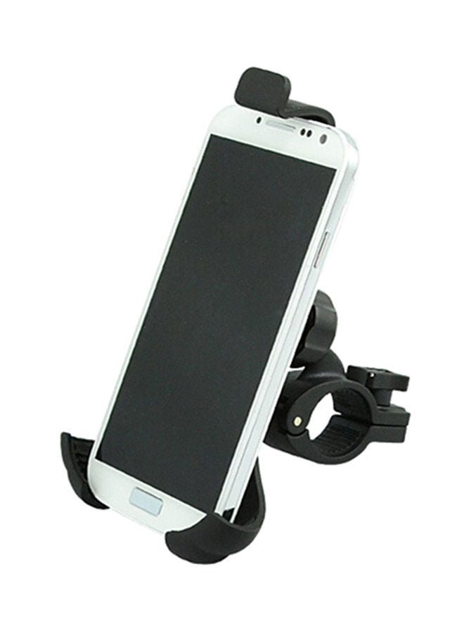 NIBEMINENT Universal Bike Motorcycle Bicycle Handlebar Holder Adjustable 360 Degree Rotated Anti-slip Mobile Phone Mount Stand For iPhone Black 