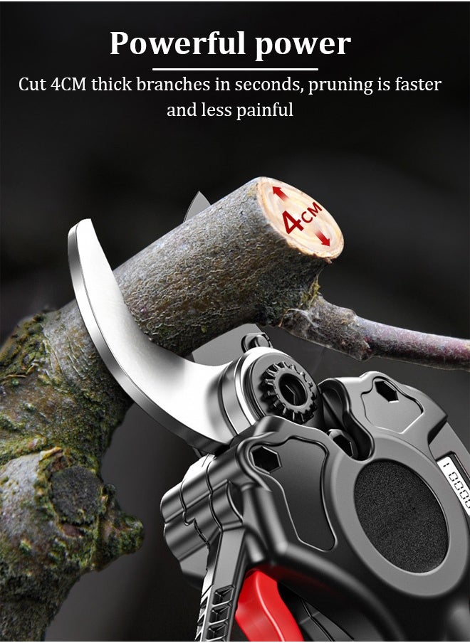 Electric shears for branches Cordless Electric Pruning Shears Portable Tree Trimmer, Replaceable Blades