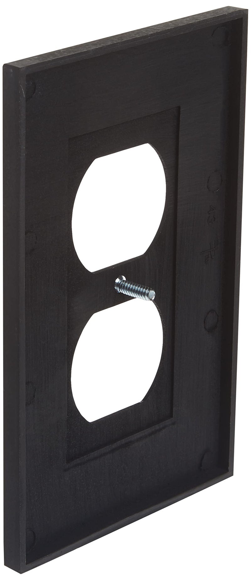 Amerelle 43DVB English Garden Wallplate, 1 Duplex, Cast Metal, Aged Bronze, 1-Pack - Image 3
