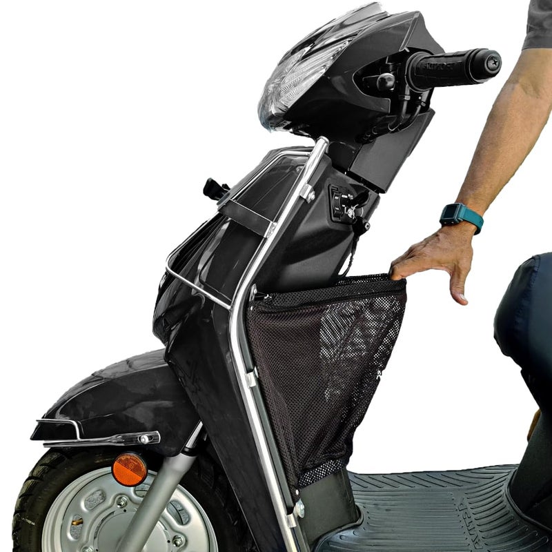 FIBERA Smart Front Basket ONLY Compatible with Honda Activa 110cc 6G BS6 (FEB 2020- Present) (Black) Polyester (12L) - Image 1