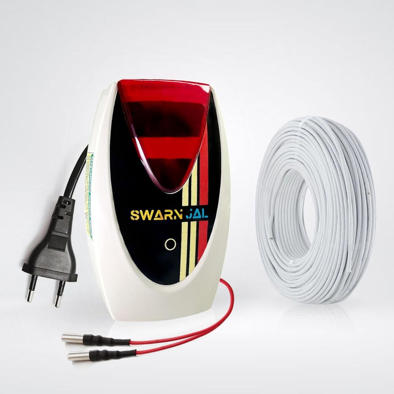Swarn Jal Model ARI30M Electric Water Tank Overflow Alarm AC 220V Powered Loud Human VoiceBrass SensorsShock Proof 1 Year Complete GuaranteeMagnetically Isolated Technology 30 Meter Wire - Image 1
