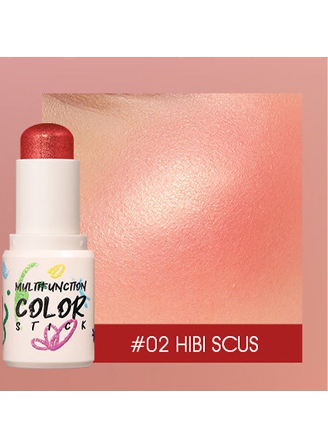 LANGMANNI Color Stick - Moisture and Lightweight Highlighters Makeup Stick，Blendable and Smooth #02  - Image 2