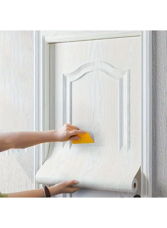 Old Door Renovation Stickers Self Adhesive Entry Iron Door Color Change Security Door Modification 118 11 31 5 Inch Black 03 - Image 3