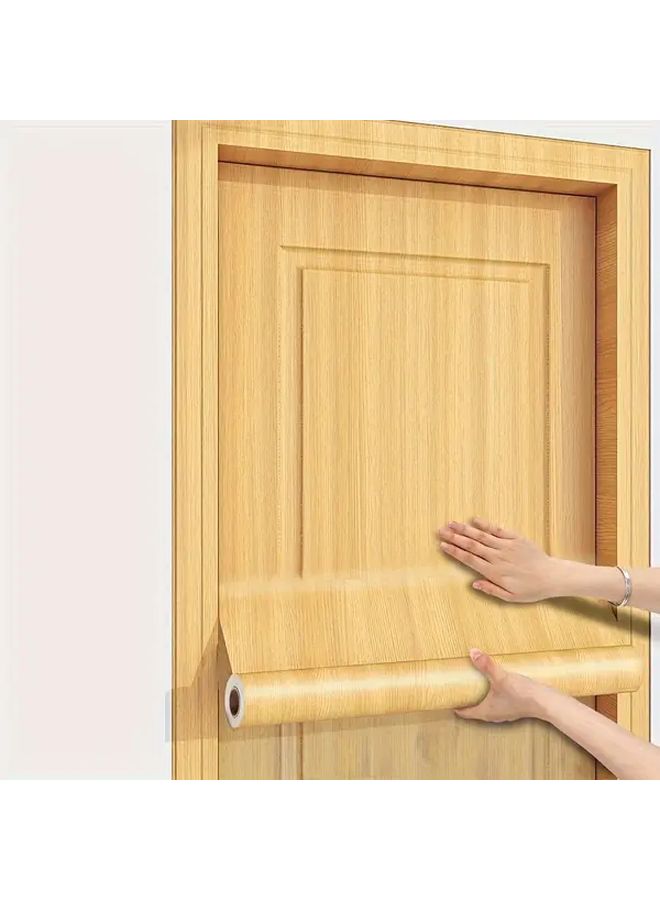 Old Door Renovation Stickers Self Adhesive Entry Iron Door Color Change Security Door Modification 118 11 31 5 Inch Black 03 - Image 5
