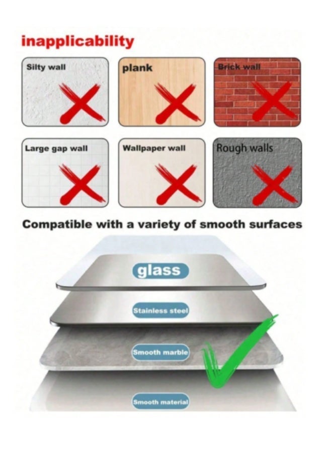 SHEIN Silicone Suction Phone Case Mount | Adhesive Phone Accessory | Suitable for Bathroom, Kitchen, Bedroom, Car | Ideal for Travel and Camping - Image 5