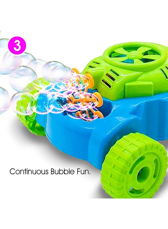 Bubble Lawn Mower Toddler Toys - Kids Bubble Machine Summer Outdoor Push Toy Games, Backyard Garden Outside Play Toddlers Preschool Boys Girls Birthday Gifts - Image 5